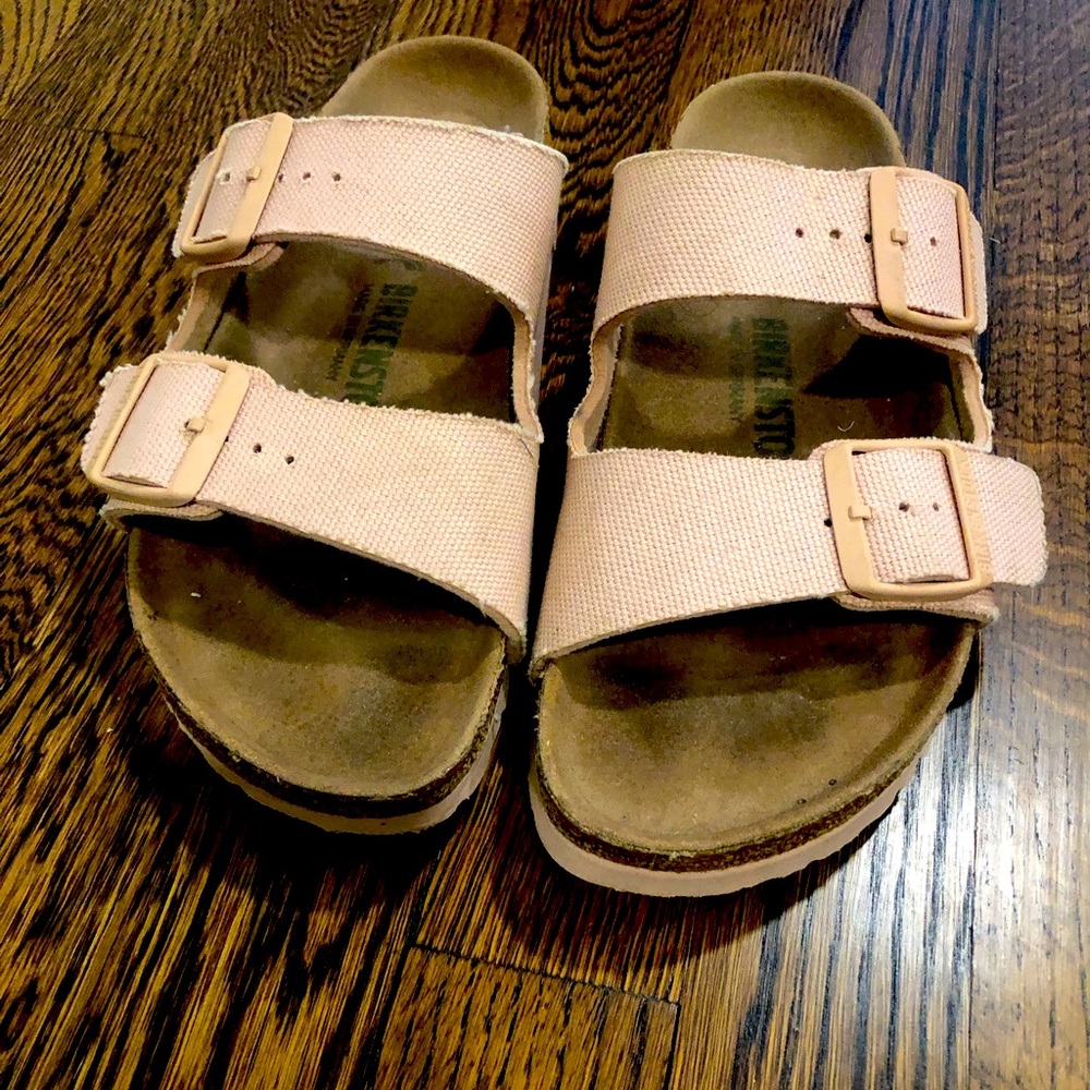 Light pink Birkenstock sandals